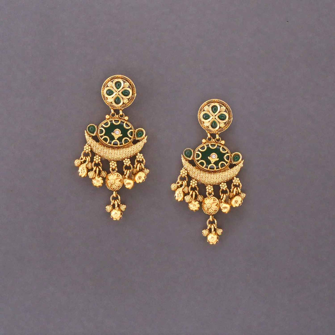 Emerald Chetana Heritage Danglers