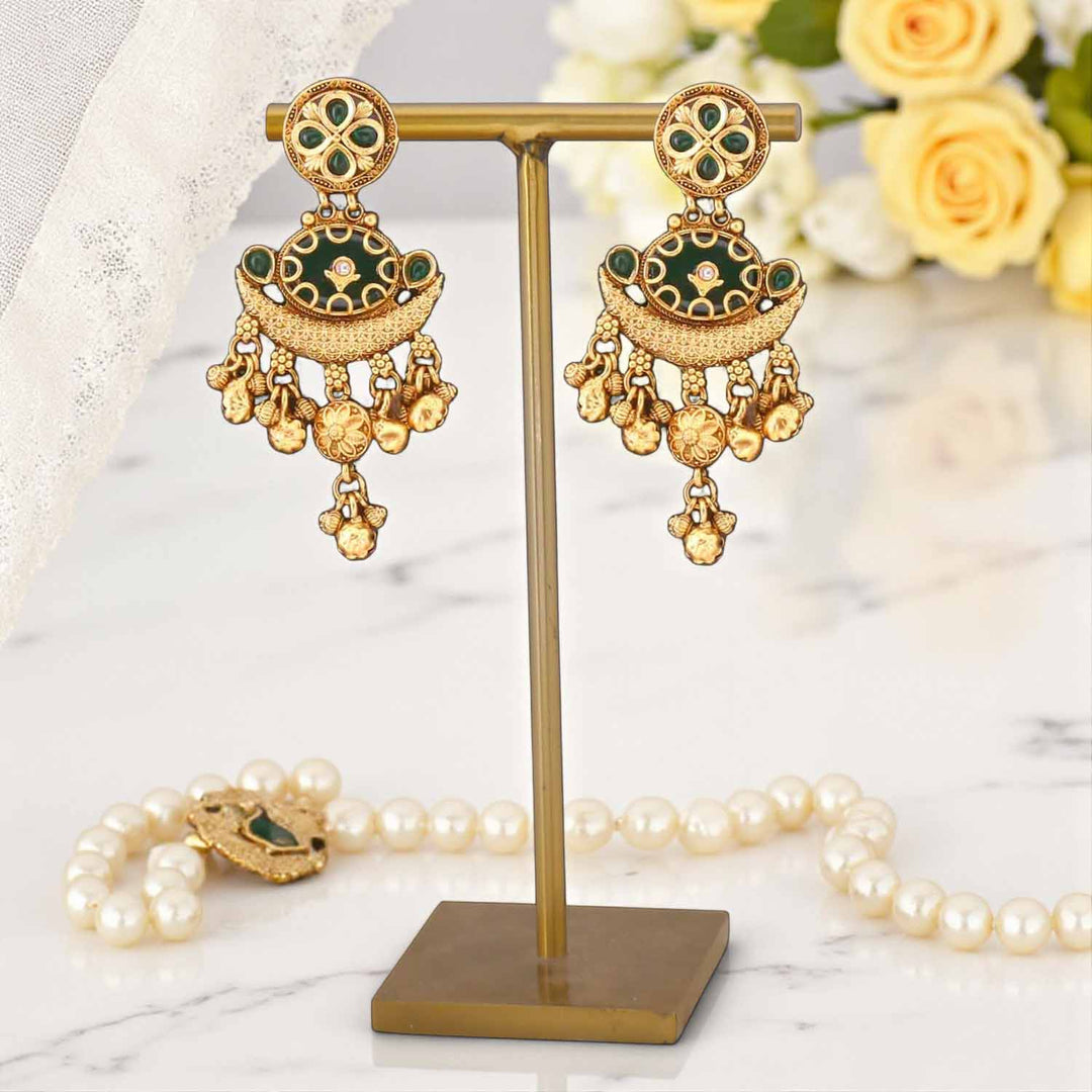Emerald Chetana Heritage Danglers