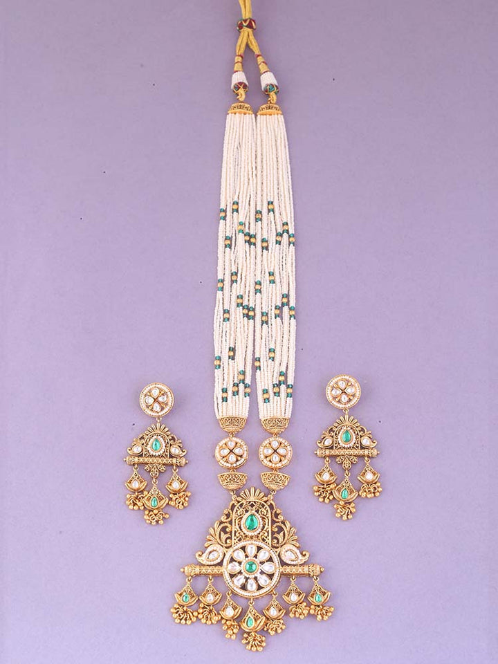 Emerald Chhaya Rajwadi Set