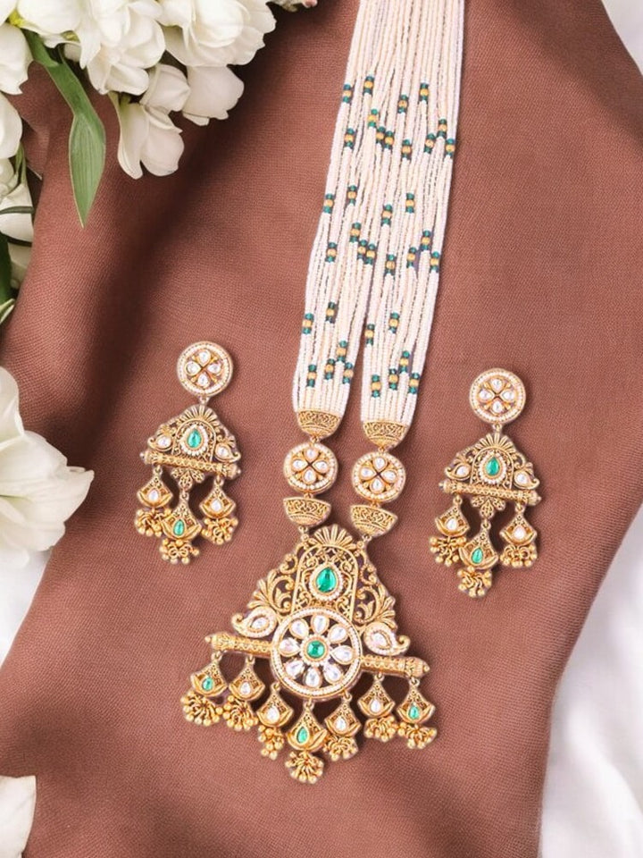 Emerald Chhaya Rajwadi Set