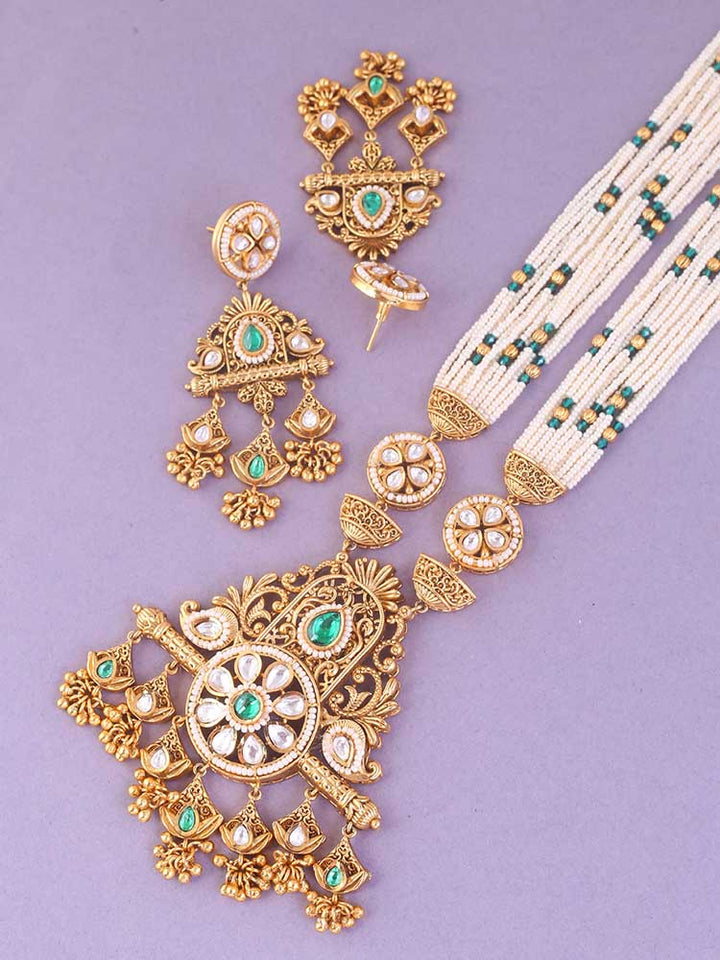 Emerald Chhaya Rajwadi Set