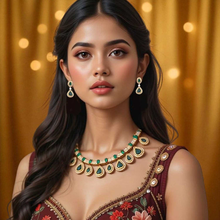 Emerald Chintz Hasli Victorian Jewellery Set - New Arrival