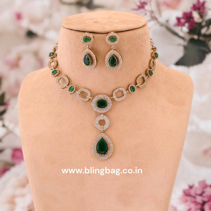 Emerald Christa Victorian Jewellery Set - New Arrival