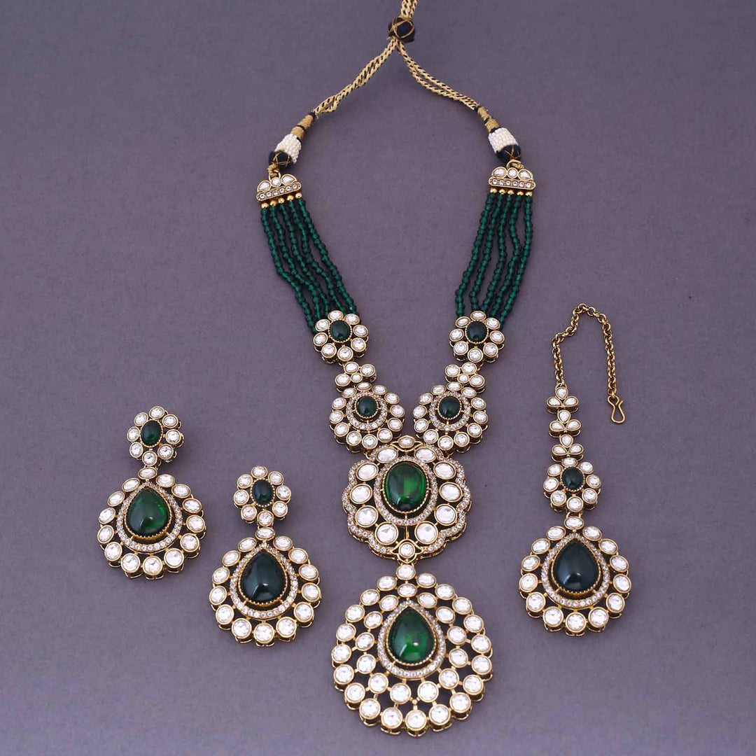 Emerald Christani Victorian Jewellery Set
