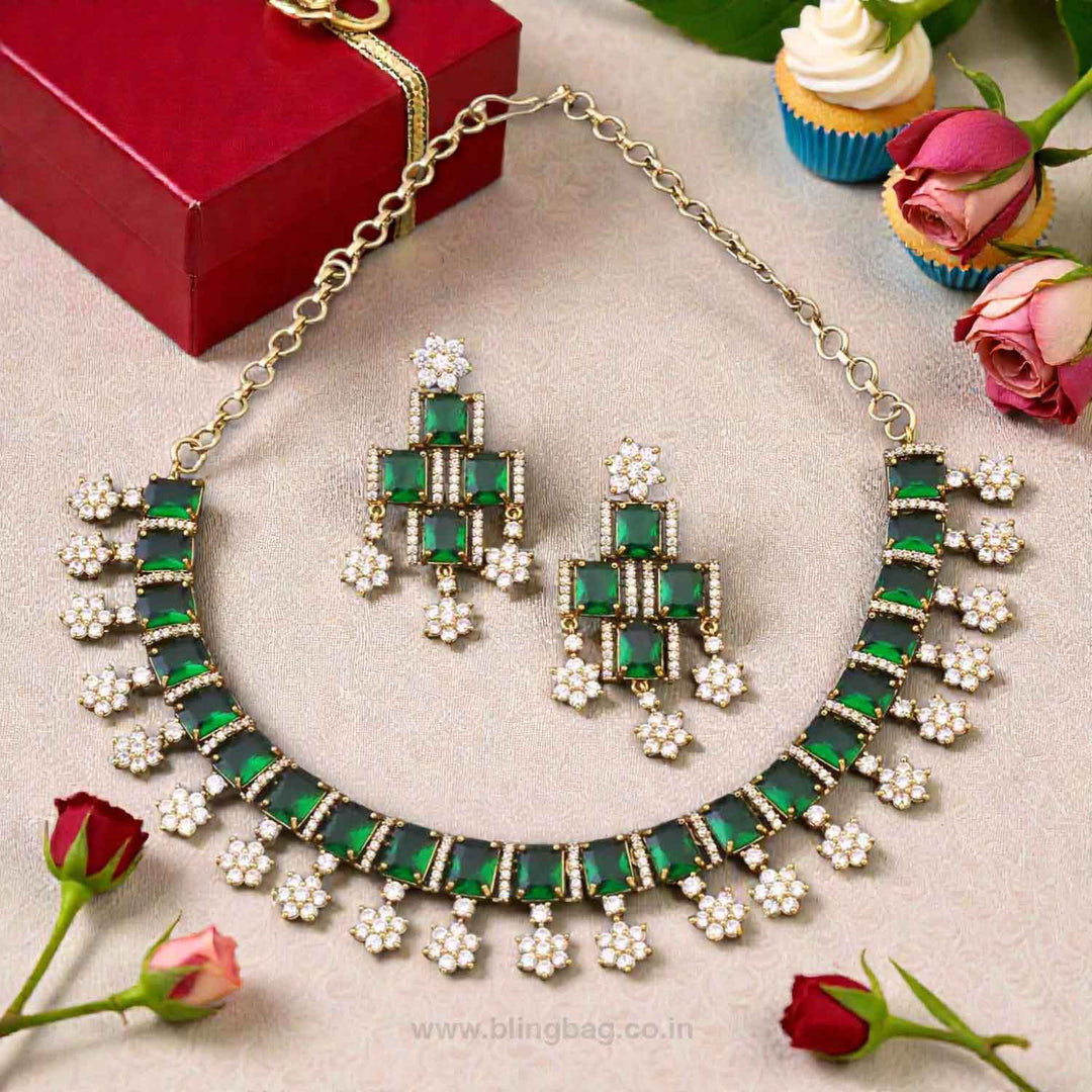 Emerald Clairee Victorian Jewellery Set- New Arrivals