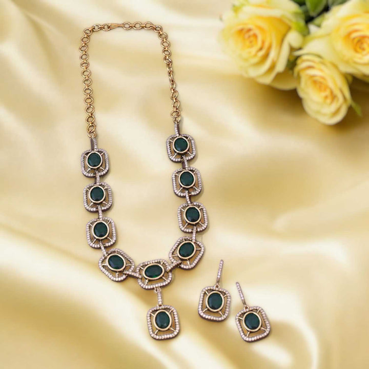 Emerald Colena Victorian Jewellery Set- New Arrival