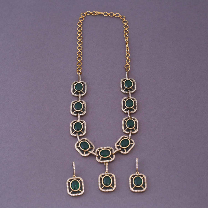 Emerald Colena Victorian Jewellery Set- New Arrival