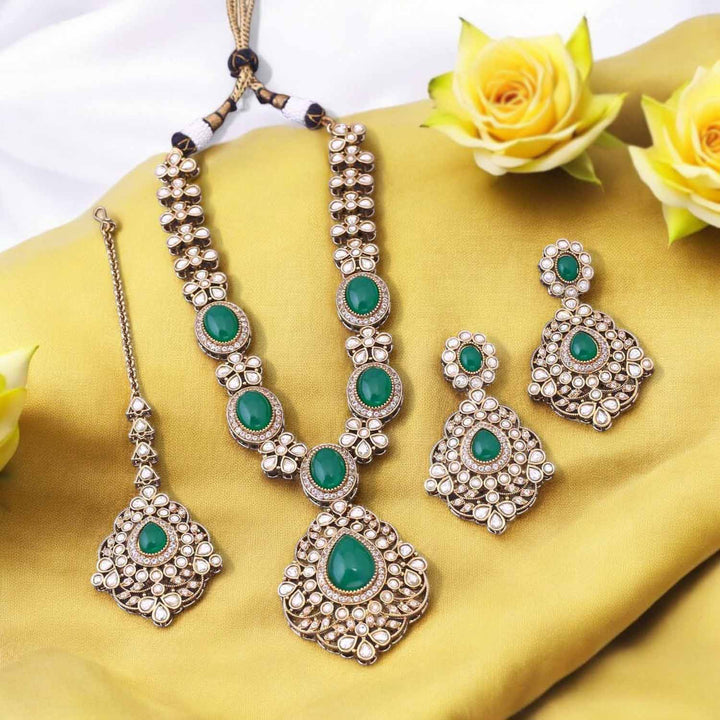 Emerald Corlina Victorian Jewellery Set- New Arrival