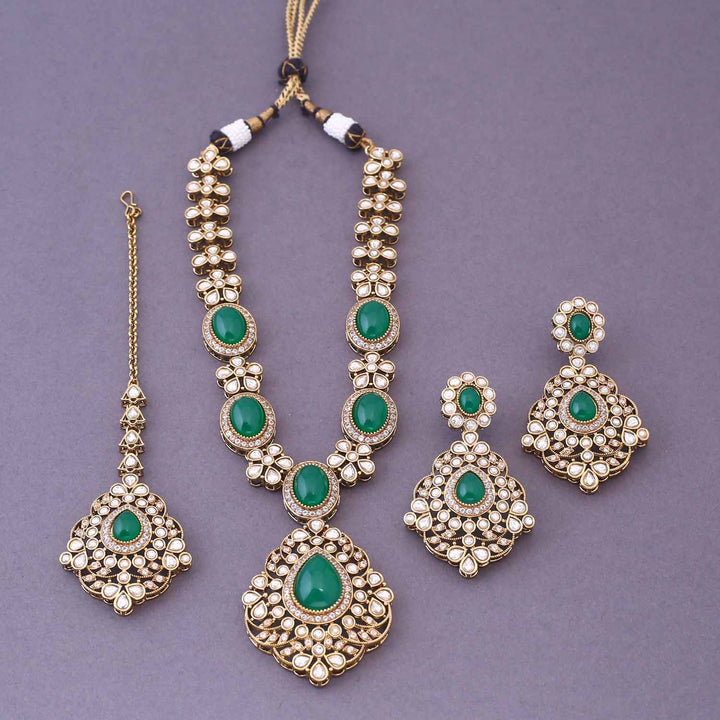 Emerald Corlina Victorian Jewellery Set- New Arrival