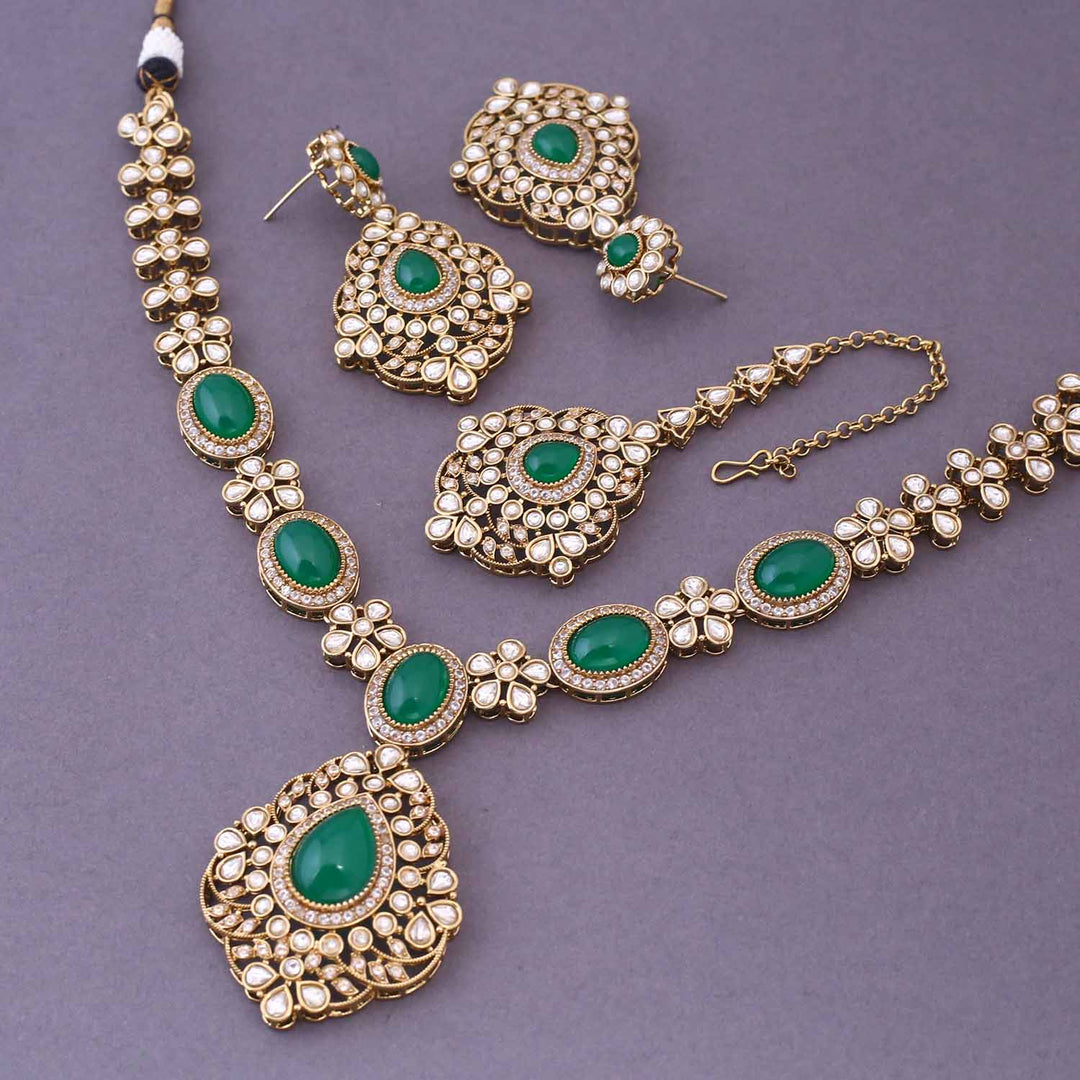 Emerald Corlina Victorian Jewellery Set- New Arrival