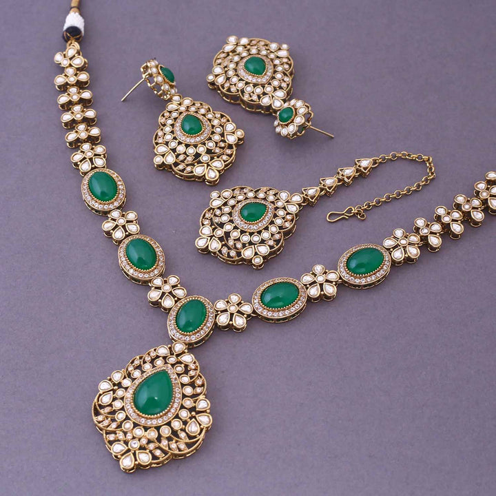 Emerald Corlina Victorian Jewellery Set- New Arrival