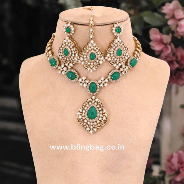 Emerald Corlina Victorian Jewellery Set- New Arrival