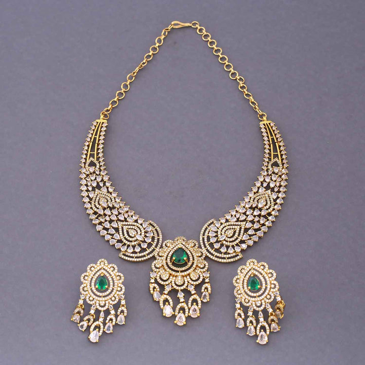 Emerald Crescent Hasli Victorian Jewellery Set - New Arrival