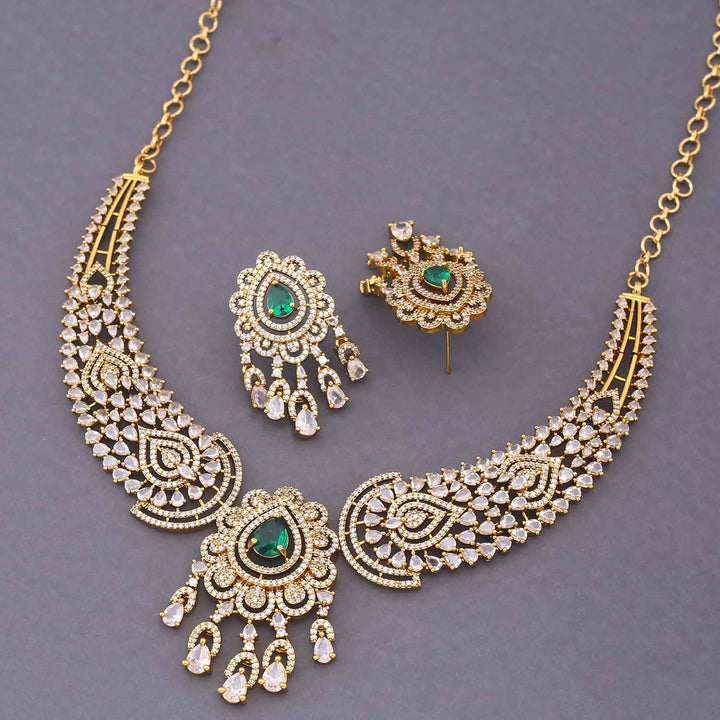 Emerald Crescent Hasli Victorian Jewellery Set - New Arrival