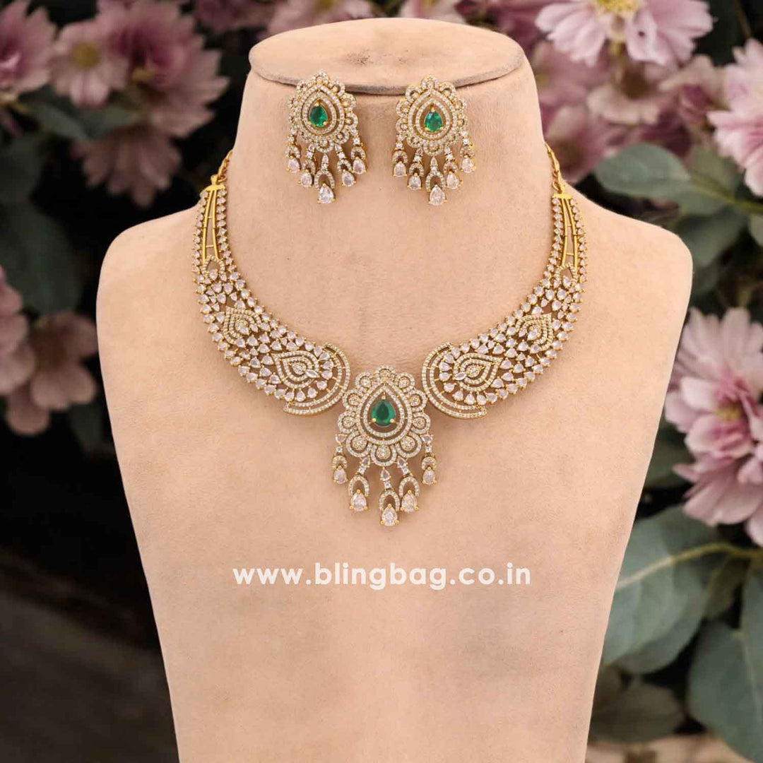Emerald Crescent Hasli Victorian Jewellery Set - New Arrival