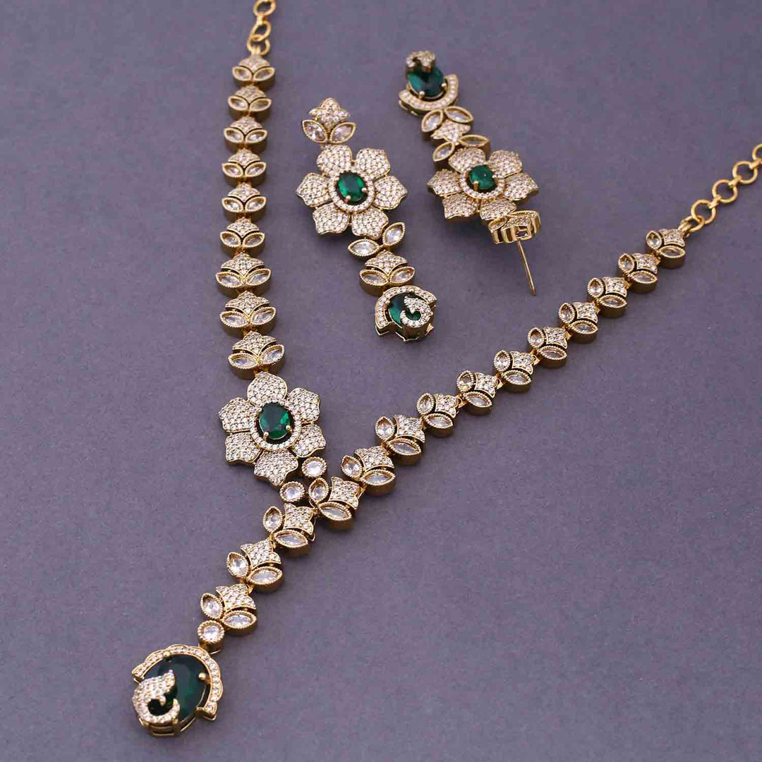 Emerald Cveta Victorian Jewellery Set - New Arrival