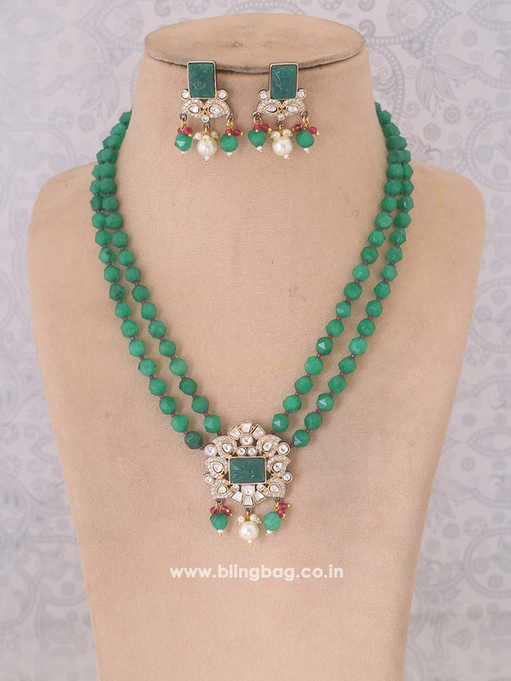 Emerald Dabira Jewellery Set