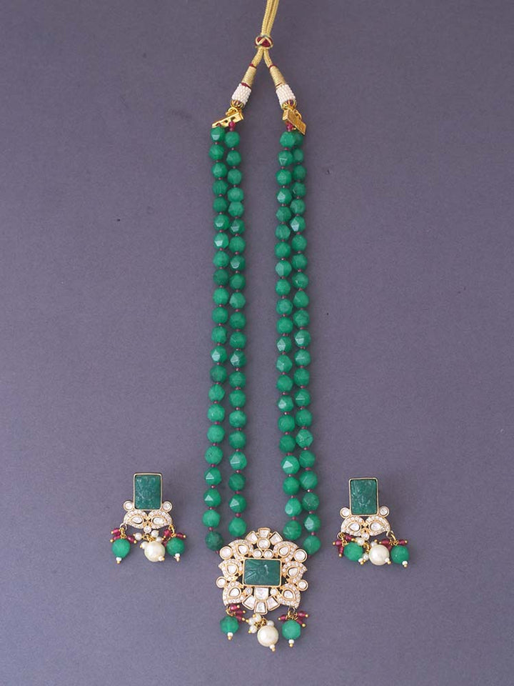 Emerald Dabira Jewellery Set