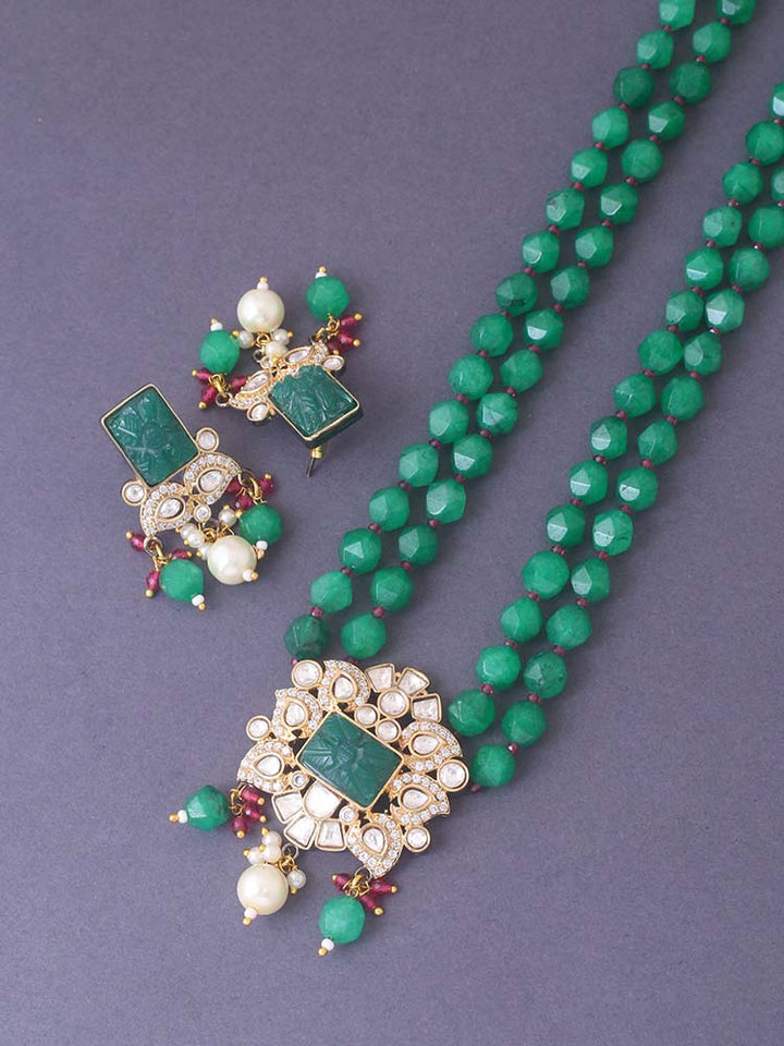 Emerald Dabira Jewellery Set