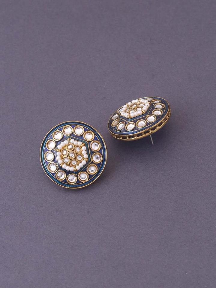 Emerald Damini Studs