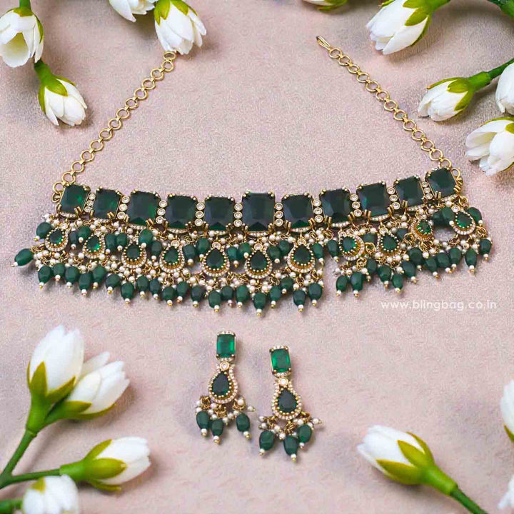 Emerald Daphira Victorian Jewellery Set - New Arrival