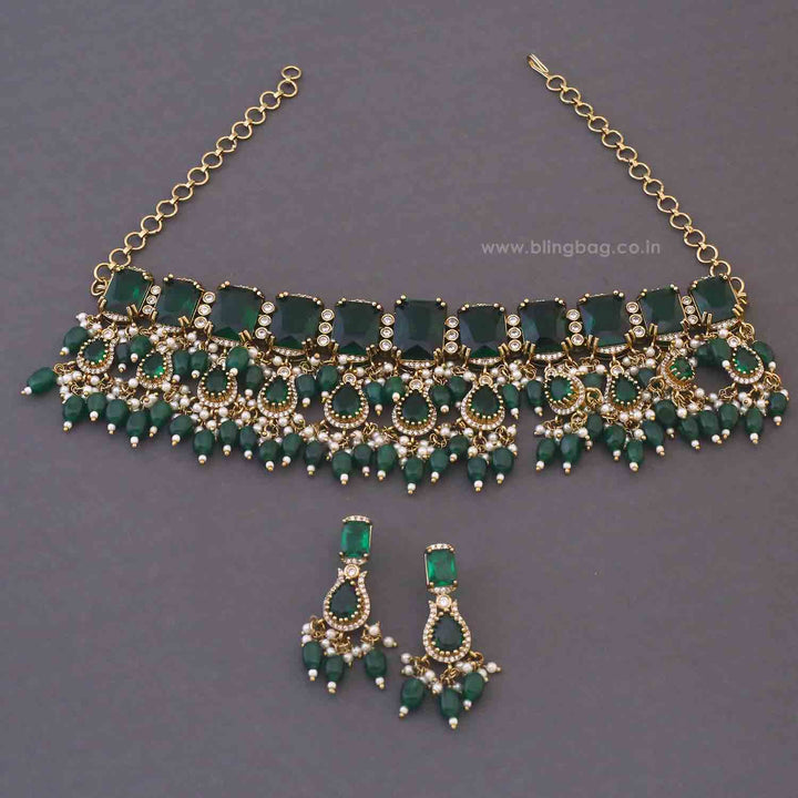 Emerald Daphira Victorian Jewellery Set - New Arrival