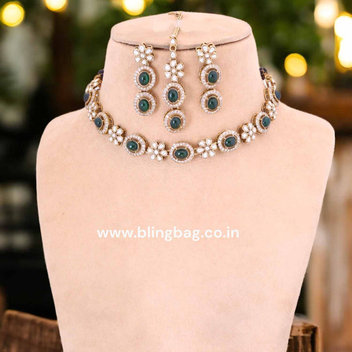 Emerald Darina Victorian Jewellery Set- New Arrival