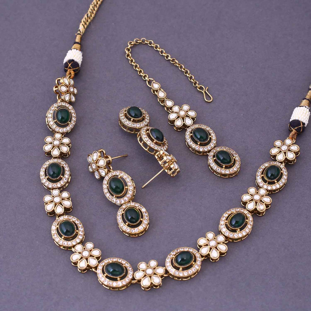 Emerald Darina Victorian Jewellery Set- New Arrival