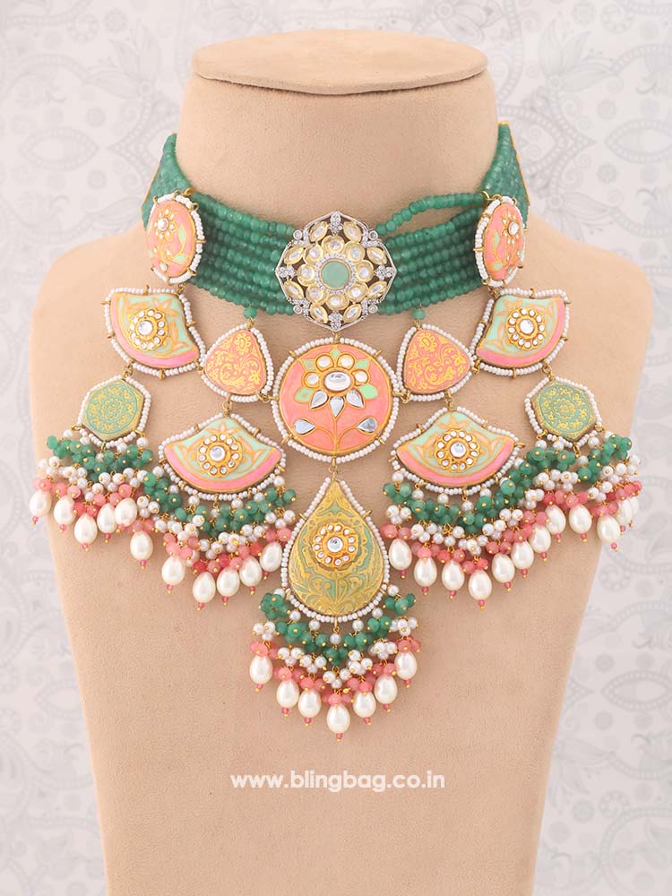 Emerald Dayita Jewellery Set