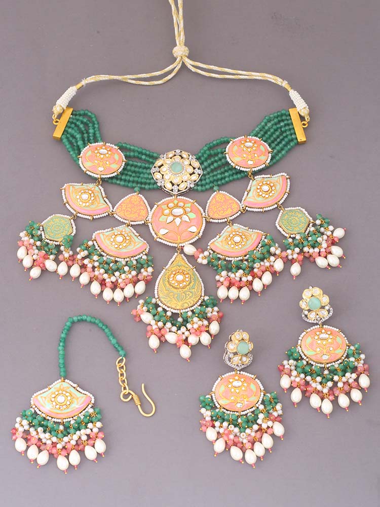 Emerald Dayita Jewellery Set