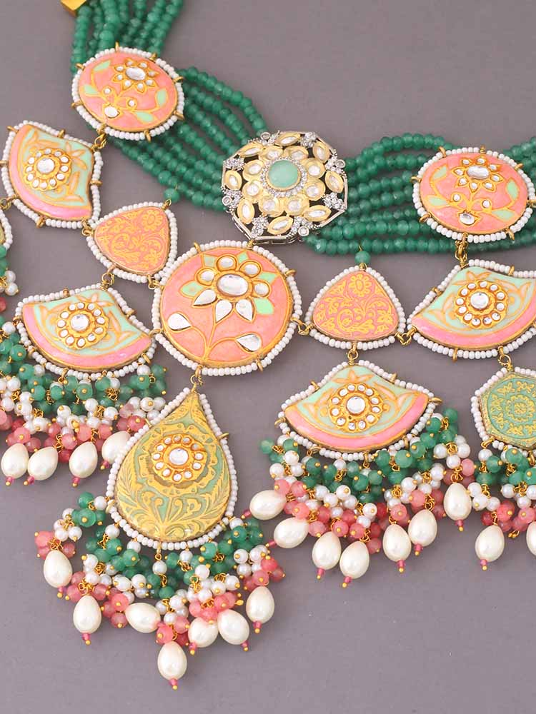 Emerald Dayita Jewellery Set