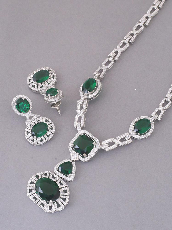 Emerald Demelza Zirconia Jewellery Set