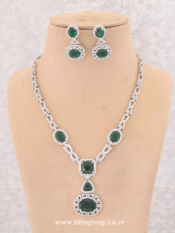 Emerald Demelza Zirconia Jewellery Set