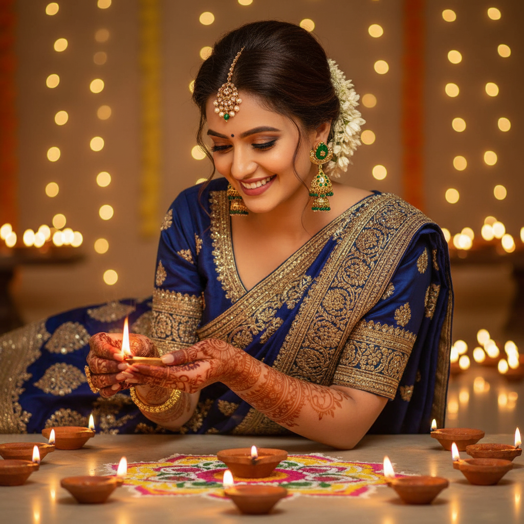 Emerald Dhanashri Heritage Jhumkis