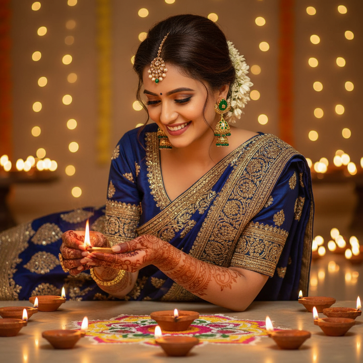 Emerald Dhanashri Heritage Jhumkis