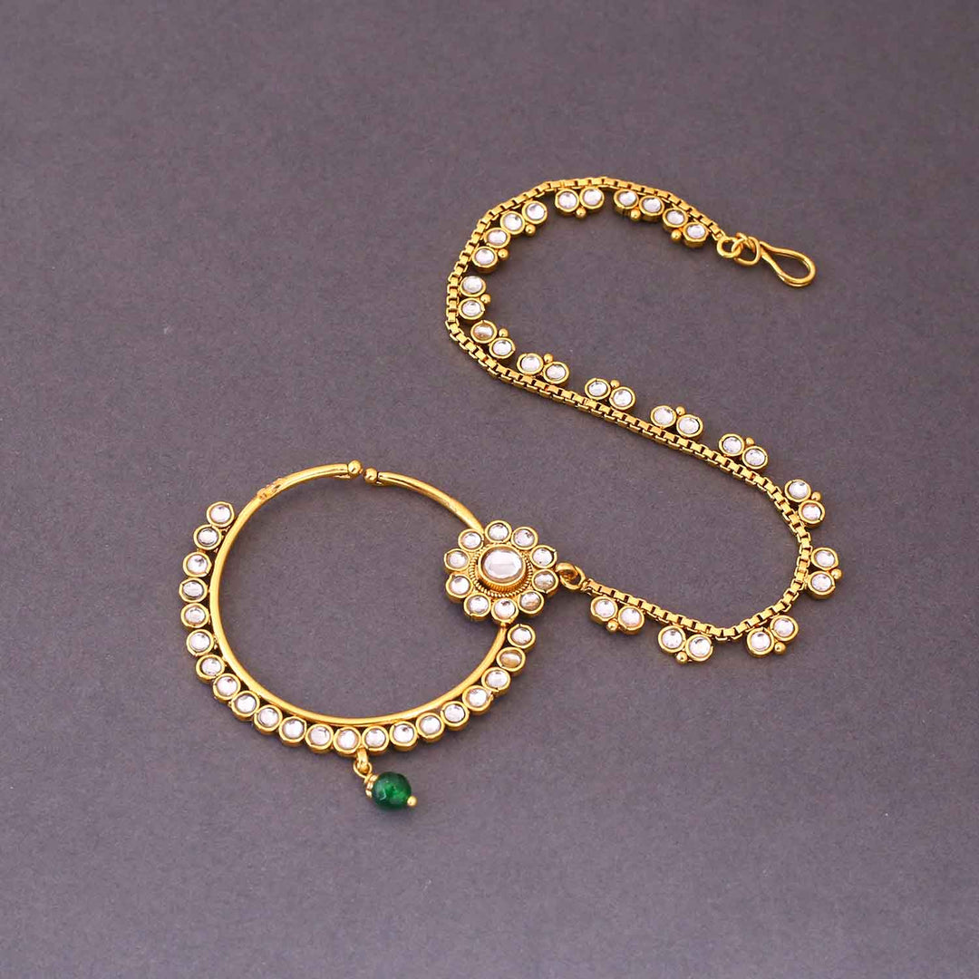 Emerald Dhanuna Bridal Jewellery Set