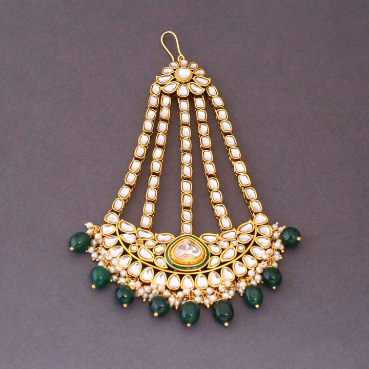 Emerald Dhanuna Bridal Jewellery Set