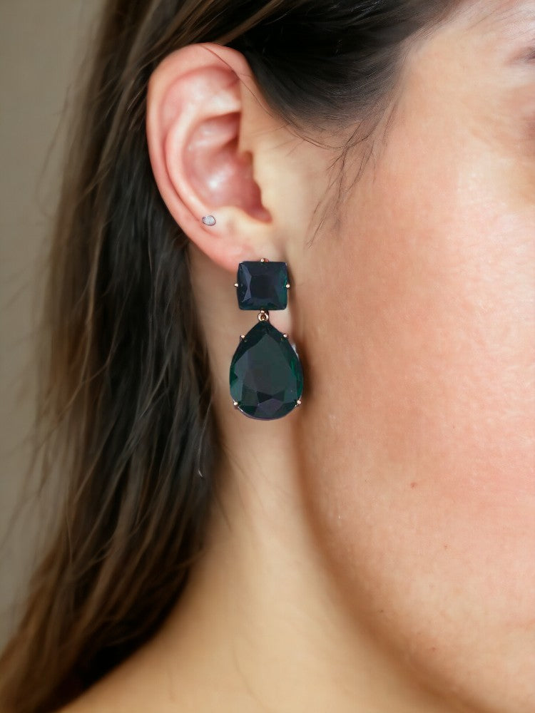 Emerald Dittany Danglers