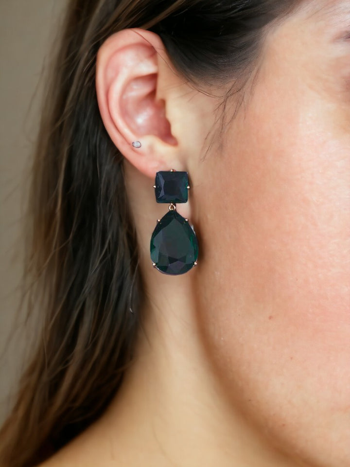 Emerald Dittany Danglers