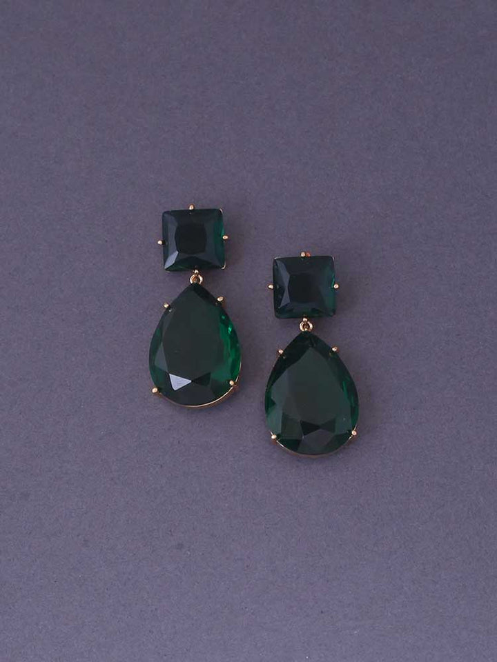 Emerald Dittany Danglers