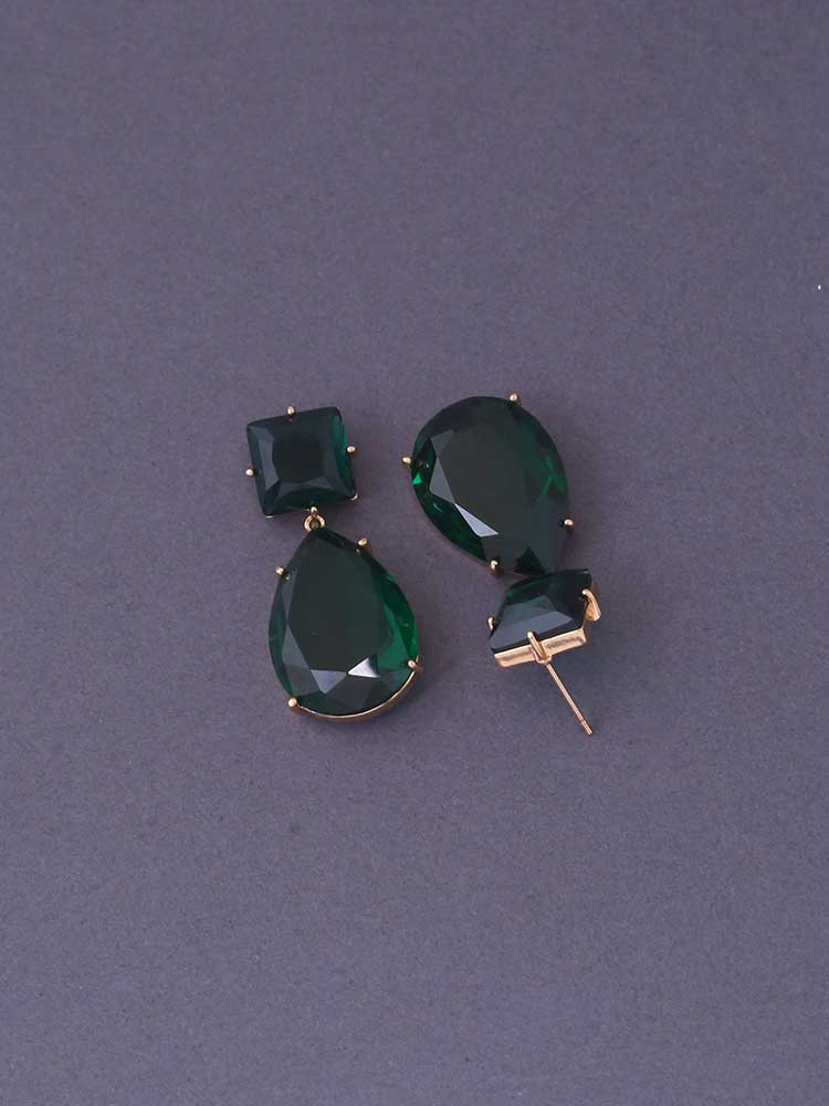 Emerald Dittany Danglers