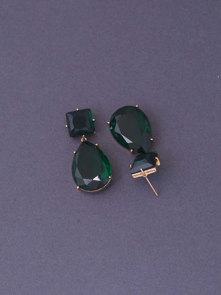 Emerald Dittany Danglers