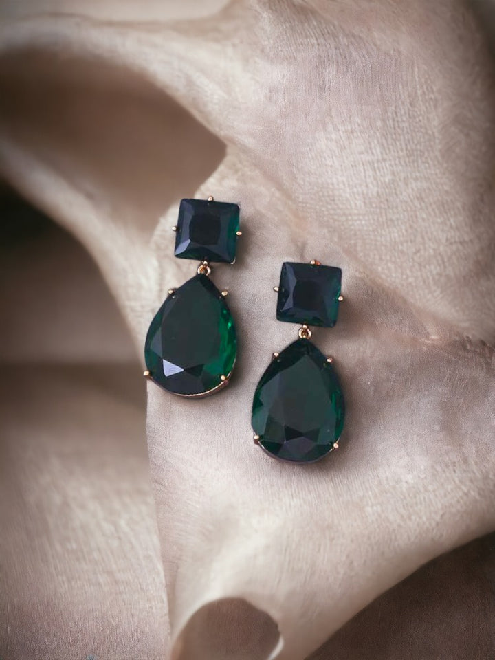 Emerald Dittany Danglers