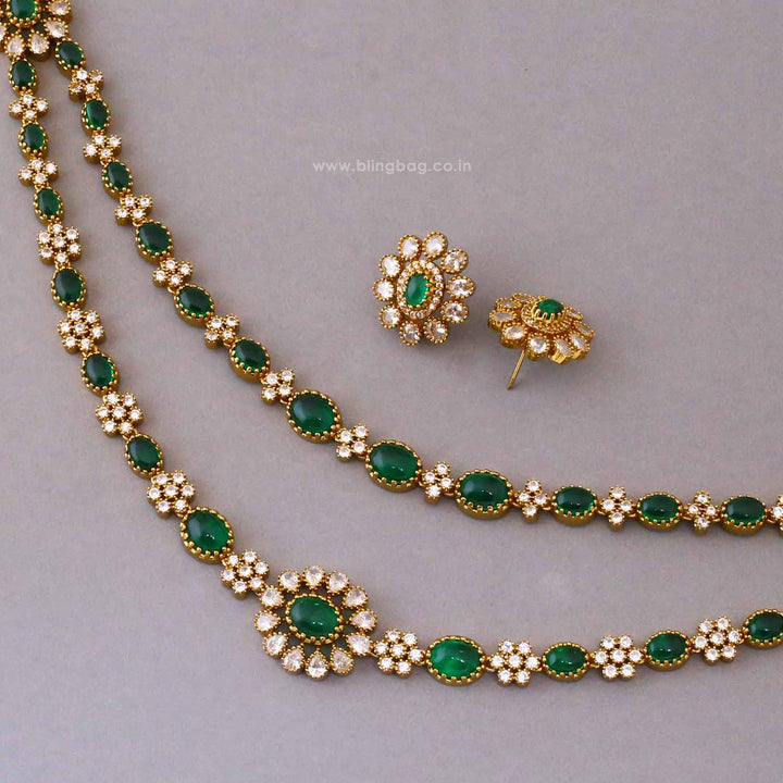Emerald Dusk Victorian Jewellery Set - New Arrival
