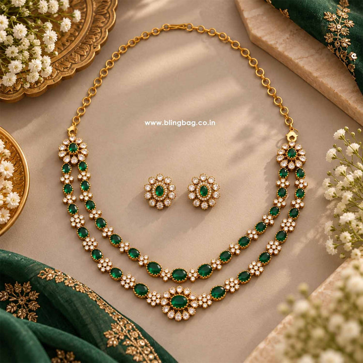 Emerald Dusk Victorian Jewellery Set - New Arrival