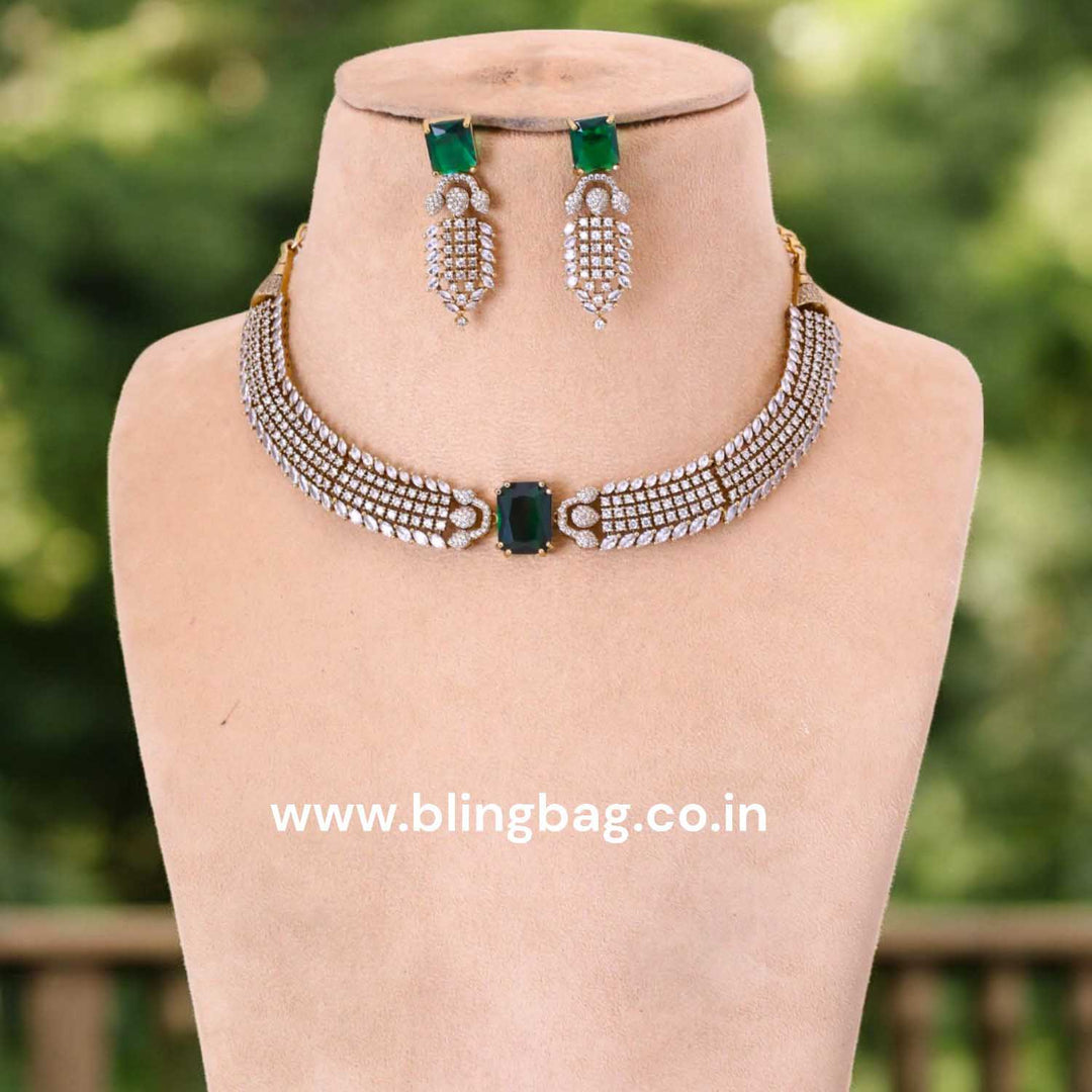 Emerald Edita Victorian Jewellery Set - New Arrival