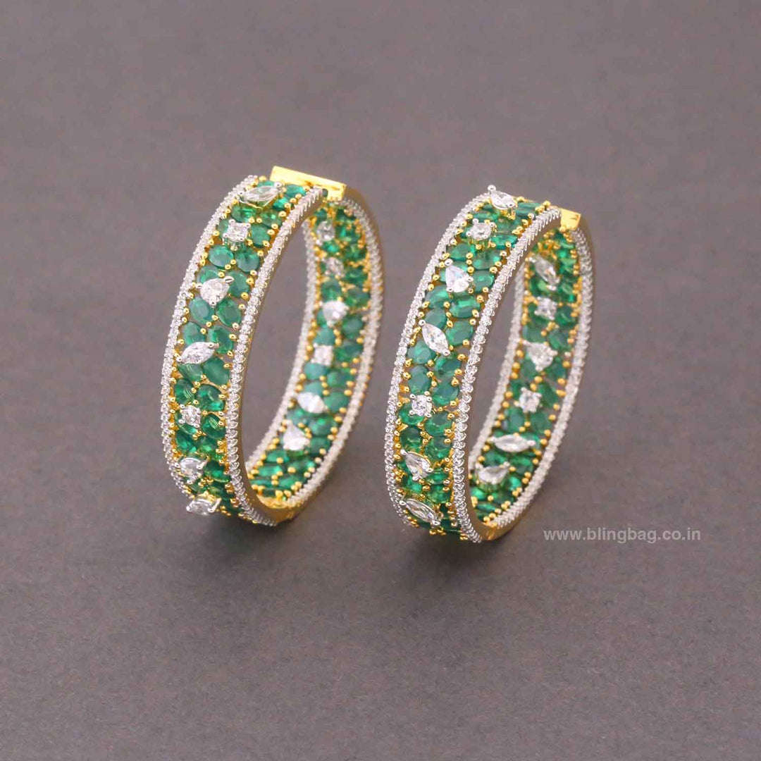 Emerald Elinna Zirconia Hoops