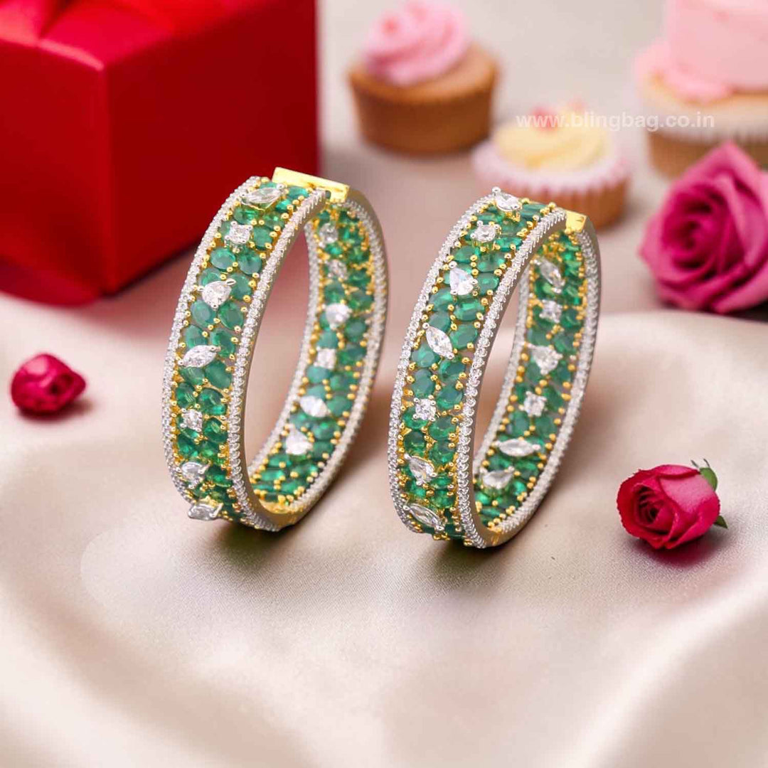 Emerald Elinna Zirconia Hoops
