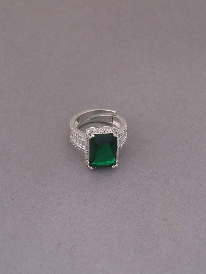 Emerald Elissavet Adjustable Ring