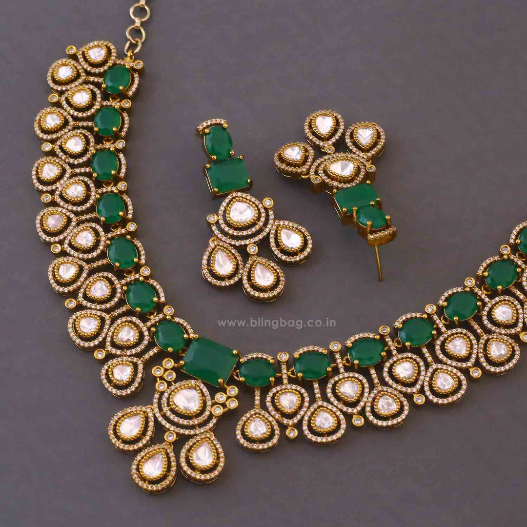 Emerald Elizaveta Victorian Jewellery Set - New Arrival